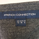 Second-Hand - French Connection Smart Grey Marle Warm Midi Dress Size 12 - SwapUp
