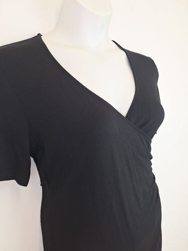 Second-Hand - Gerry Weber Essential Draped Work Midi Dress Size 12 - SwapUp