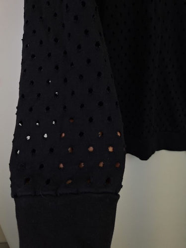 Second-Hand - Alpha60 Perforated Longline Oversized Top Size XL - SwapUp