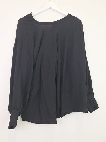 Second-Hand - Witchery Noir Capsule Gathered Top Size 16 - SwapUp