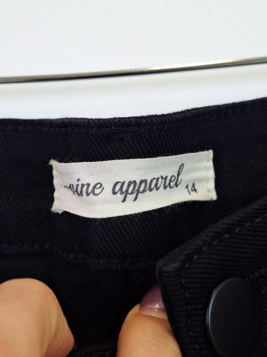 Second-Hand - Vine Apparel Capsule Folded Stretch Shorts Size 14 - SwapUp