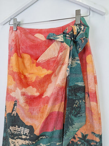 Second-Hand - Assorted Brands Leesha Side Knot Maxi Skirt Size 8 - SwapUp