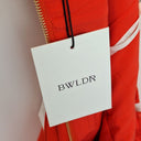 Second-Hand - BWLDR Resort Fiery Coral Cotton Playsuit Size 8 - SwapUp