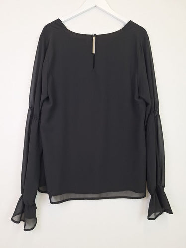 Second-Hand - Atmos & Here Sophisticated Dual Layer Top Size 16 - SwapUp