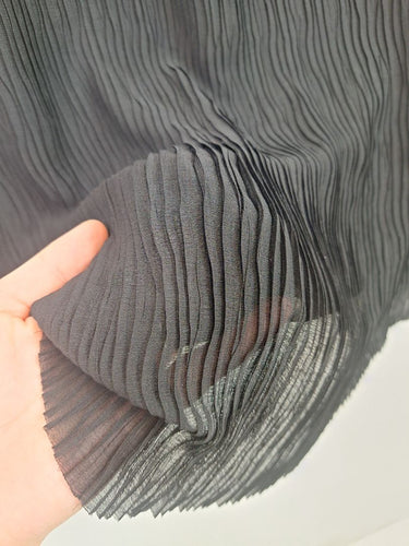 Second-Hand - Witchery Elegant Wavy Pleated Maxi Skirt Size 10 - SwapUp