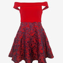 Second-Hand - Review Romantic Off Shoulder Floral Midi Dress Size 12 - SwapUp