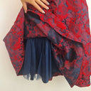 Second-Hand - Review Romantic Off Shoulder Floral Midi Dress Size 12 - SwapUp