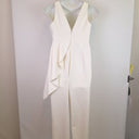 Second-Hand - Sheike Timeless White Frill Jumpsuit Size 12 - SwapUp