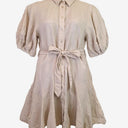 Second-Hand - Witchery Essential Chalk White Linen Godet Skirt Dress Size 12 - SwapUp