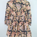Second-Hand - Torannce Boho Floral Long Sleeve Mini Dress Size 12 - SwapUp