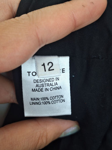 Second-Hand - Torannce Boho Floral Long Sleeve Mini Dress Size 12 - SwapUp