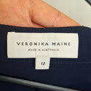 Second-Hand - Veronika Maine Drapey Crepe Smock Dress Dress Size 12 - SwapUp