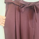 Second-Hand - Witchery Merlot Stylish Belted Pants Size 16 - SwapUp