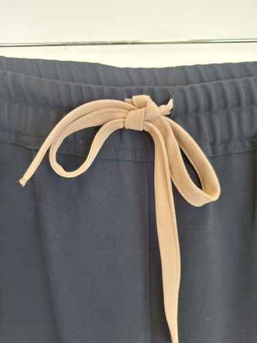 Second-Hand - Reiss Navy Side Stripe Classic Pants Size 18 - SwapUp