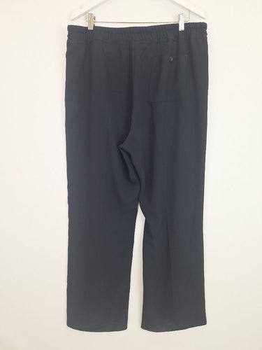Second-Hand - Reiss Navy Side Stripe Classic Pants Size 18 - SwapUp