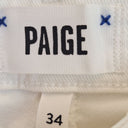 Second-Hand - Paige Classy Raw Edge Straight Leg Jeans Size 16 - SwapUp