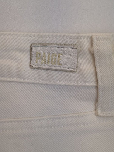 Second-Hand - Paige Classy Raw Edge Straight Leg Jeans Size 16 - SwapUp
