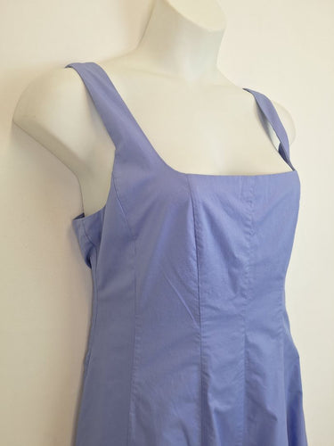 Second-Hand - Witchery Holiday Charm Periwinkle Maxi Dress Size 16 - SwapUp