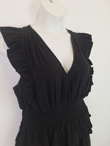 Second-Hand - ME+EM Ruffled Cheesecloth Maxi Dress Size 16 - SwapUp