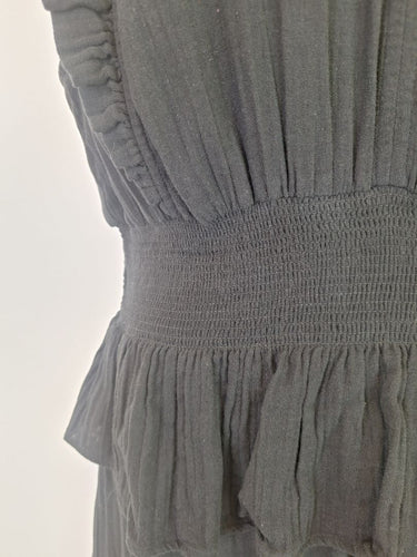 Second-Hand - ME+EM Ruffled Cheesecloth Maxi Dress Size 16 - SwapUp