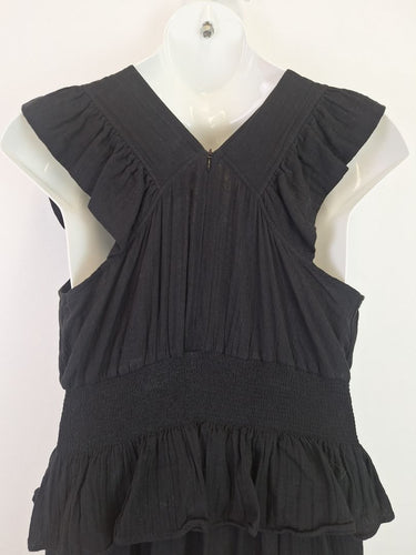 Second-Hand - ME+EM Ruffled Cheesecloth Maxi Dress Size 16 - SwapUp