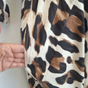 Second-Hand - Witchery Stylish Animal Print Handkerchief Midi Dress Size 16 - SwapUp