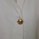 Second-Hand - DISSH Crisp Linen Blazer Style Single Button Shirt Size 16 - SwapUp