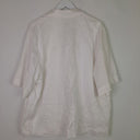 Second-Hand - DISSH Crisp Linen Blazer Style Single Button Shirt Size 16 - SwapUp