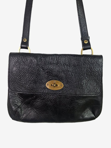Mulberry Vintage Turn Lock Mini Leather Messenger Bag