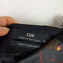 Second-Hand - Cue Quirky Night Floral A-Line Mini Skirt Size 6 - SwapUp