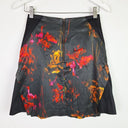 Second-Hand - Cue Quirky Night Floral A-Line Mini Skirt Size 6 - SwapUp