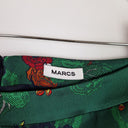 Second-Hand - Marcs Emerald Floral Side Stripe Mini Skirt Size 8 - SwapUp
