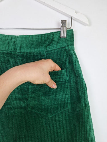 Second-Hand - Emily and Fin Cute Corduroy Button Up Mini Skirt Size XS - SwapUp