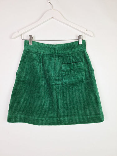Second-Hand - Emily and Fin Cute Corduroy Button Up Mini Skirt Size XS - SwapUp