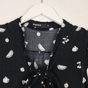 Second-Hand - Dangerfield Fruit Salad Ruffled Top Size 6 - SwapUp