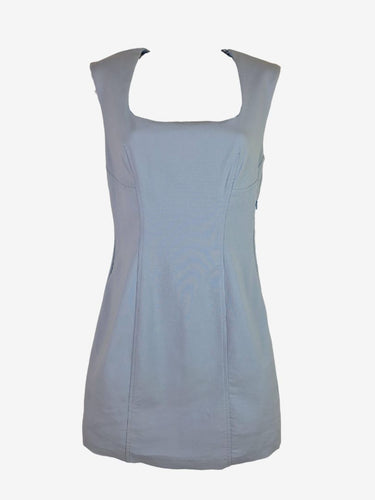 Second-Hand Zara Ice Blue Fitted Mini Dress Size M – SwapUp