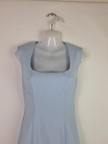 Second-Hand Zara Ice Blue Fitted Mini Dress Size M – SwapUp