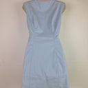 Second-Hand - Zara Ice Blue Fitted Mini Dress Size M - SwapUp