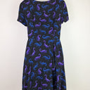 Second-Hand - Black Friday Playful Scooped Dinosaur Mini Dress Size 8 - SwapUp