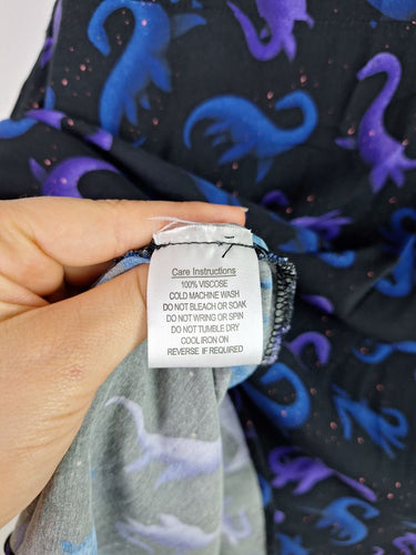 Second-Hand - Black Friday Playful Scooped Dinosaur Mini Dress Size 8 - SwapUp