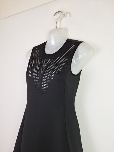 Second-Hand - Thurley Scuba Lazer Cut Skater Mini Dress Size 6 - SwapUp