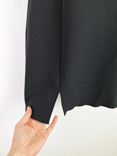 Second-Hand - First Mse Thick Structured Raw Edge Mini Dress Size S - SwapUp