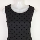 Second-Hand - Revival Velvet Spotted Skater Mini Dress Size 8 - SwapUp