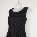 Second-Hand - Revival Velvet Spotted Skater Mini Dress Size 8 - SwapUp