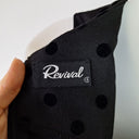 Second-Hand - Revival Velvet Spotted Skater Mini Dress Size 8 - SwapUp