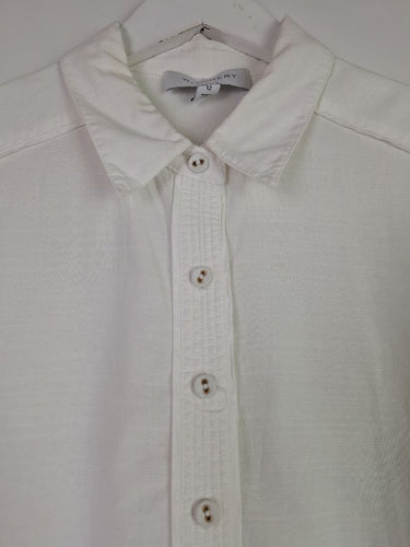 Second-Hand - Witchery Classic Crisp White Button up Shirt Size 12 - SwapUp