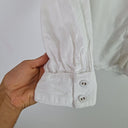 Second-Hand - Witchery Classic Crisp White Button up Shirt Size 12 - SwapUp