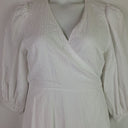 Second-Hand - Sportscraft Casual Linen Blend Wrap Dress Size 12 - SwapUp