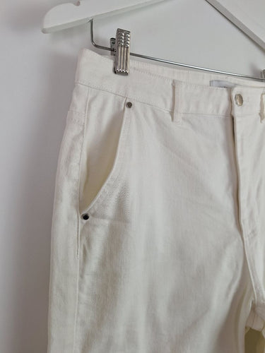 Second-Hand - Witchery White Everyday Denim Jeans Size 12 - SwapUp