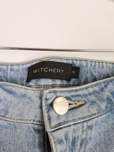 Second-Hand - Witchery Light Wash Pocket Jeans Size 12 - SwapUp